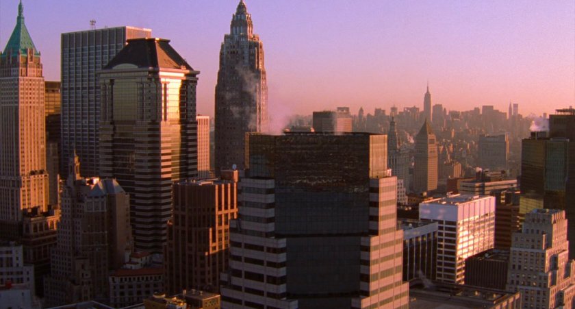 Aerial view of New York city.