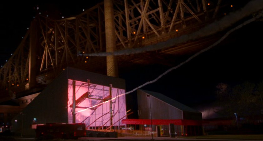 Queensboro Bridge at night.