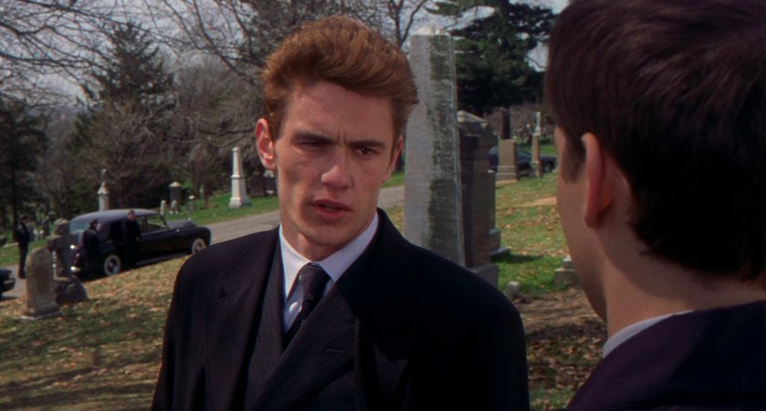 Harry Osborn and Peter Parker at Cemetery.