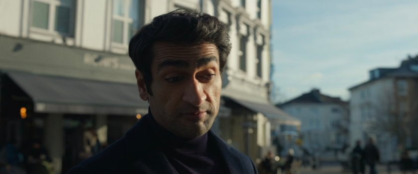 Close up of Kingo in London square.