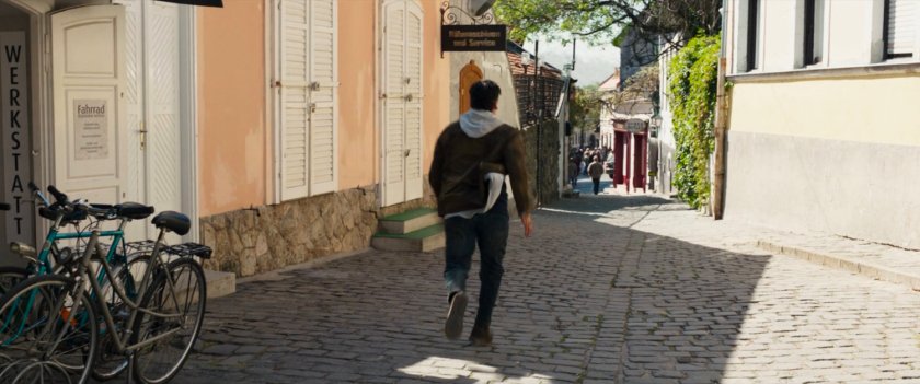 Steven wanders into a German village.