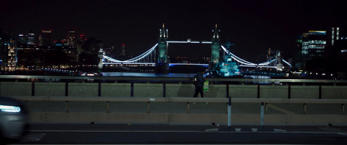 Tower Bridge as seen from London Bridge.