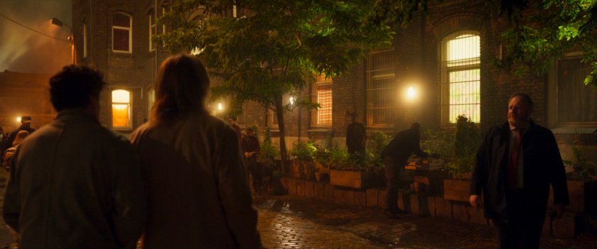 Steven and Harrow outside Ammit's enclave.