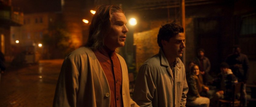 Steven and Harrow outside Ammit's enclave.