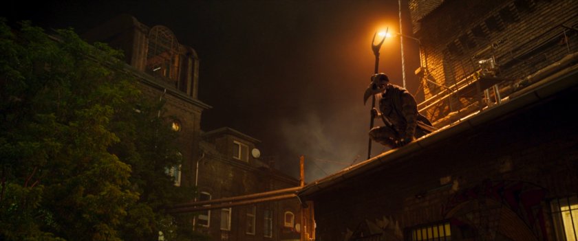 Khonshu on roof of Ammit's enclave.