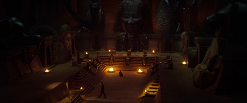 The Gods listen to Steven tales inside the Great Pyramid.