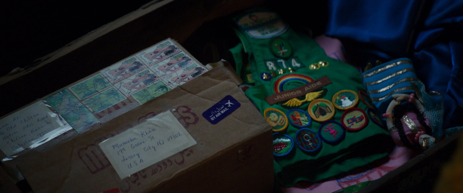 Package with In-Universe address of Khan house.