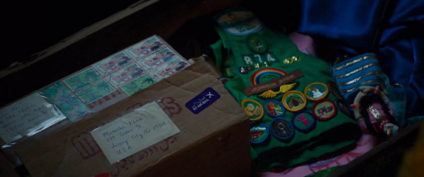 Package with In-Universe address of Khan house.