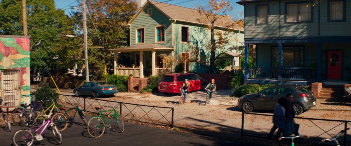 Exterior Khan house, Jersey City.