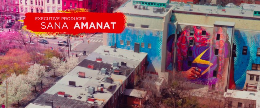 Ms Marvel end credit screen: Buildings (Text: Executive Producer Sana Amanat)