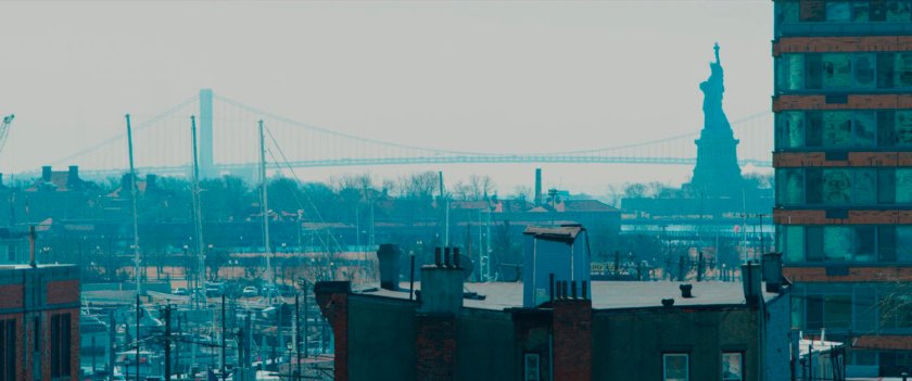 Ms Marvel end credit screen: Statue Of Liberty and Buildings