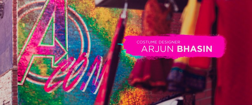 Ms Marvel end credit screen: Alley and Clothes (Text: Costume Designer Arjun Bhasin)