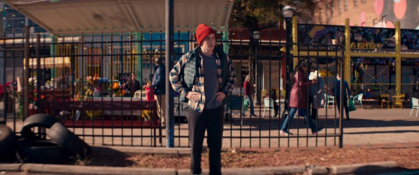 Bruno standing on playgorund.