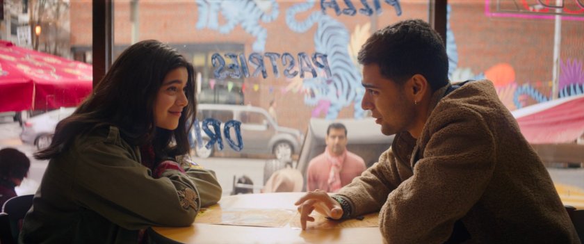 Kamran and Kamala inside Bombay Spice restaurant.