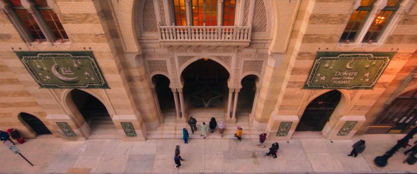 Exterior of Jersey City mosque.
