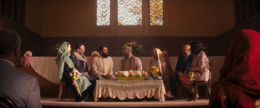 The wedding of Aamir and Tyesha in Jersey City mosque.