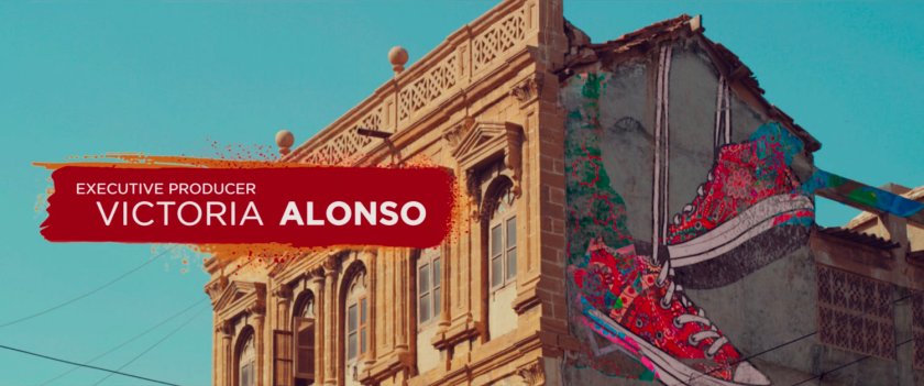 Ms Marvel end credit screen: Building (Text: Executive Producer Victoria Alonso)