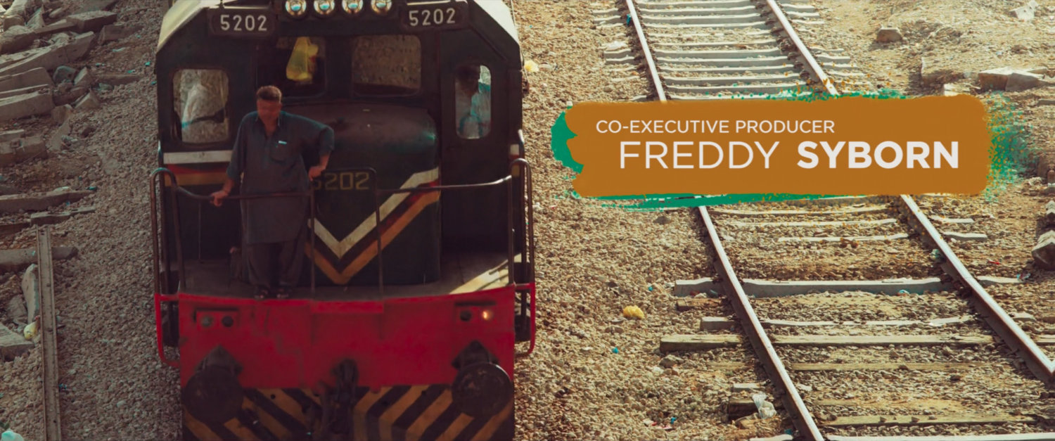 Ms Marvel end credit screen: Train (Text: Co-Executive Produce Freddy Syborn)