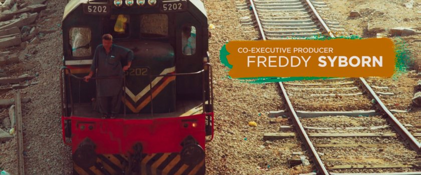 Ms Marvel end credit screen: Train (Text: Co-Executive Produce Freddy Syborn)