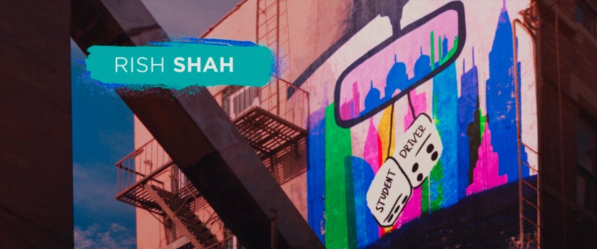 Ms Marvel end credit screen: Fire Escape (Text: Rish Shah)