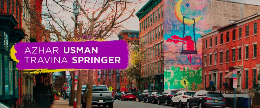 Ms Marvel end credit screen: Row Homes (Text: Azhar Usman / Travina Springer)