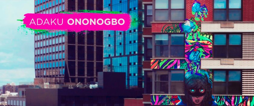 Ms Marvel end credit screen: Office Building (Text: Adaku Ononogbo)