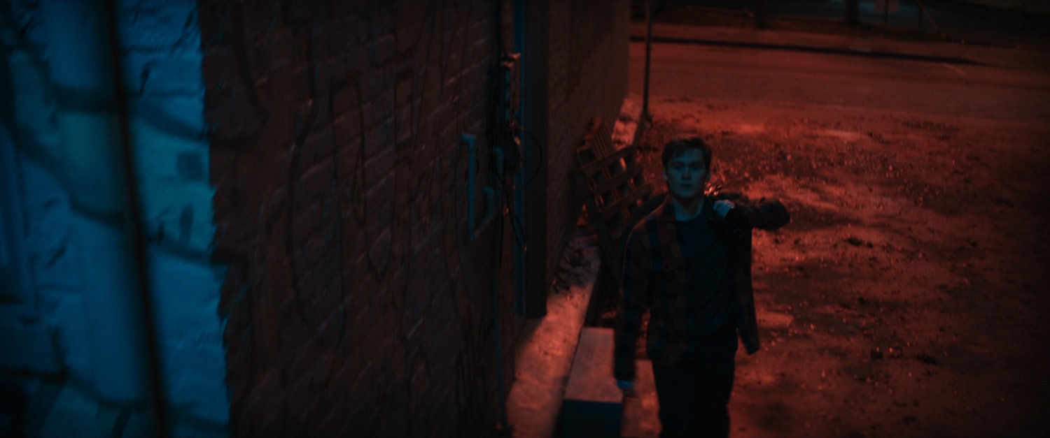 Bruno in the alley behind the Circle Q store.