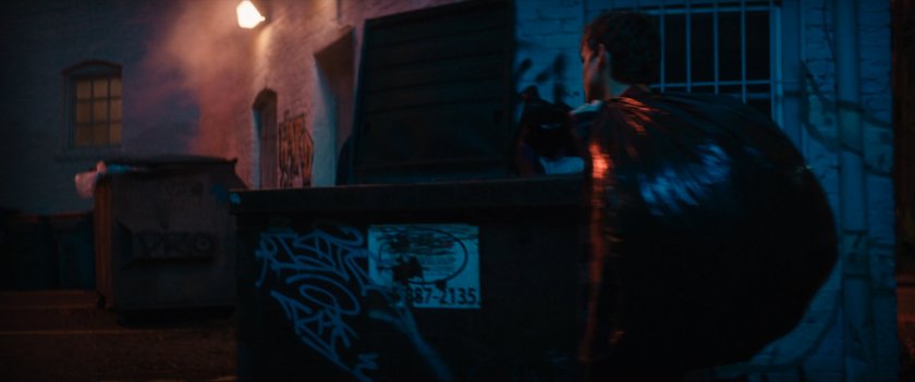 Bruno in the alley behind the Circle Q store.