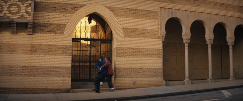 Exterior of Jersey City mosque.