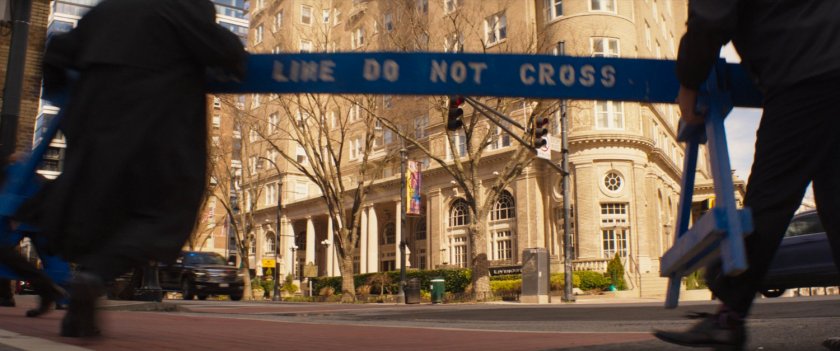 Building across street from Jersey City mosque.