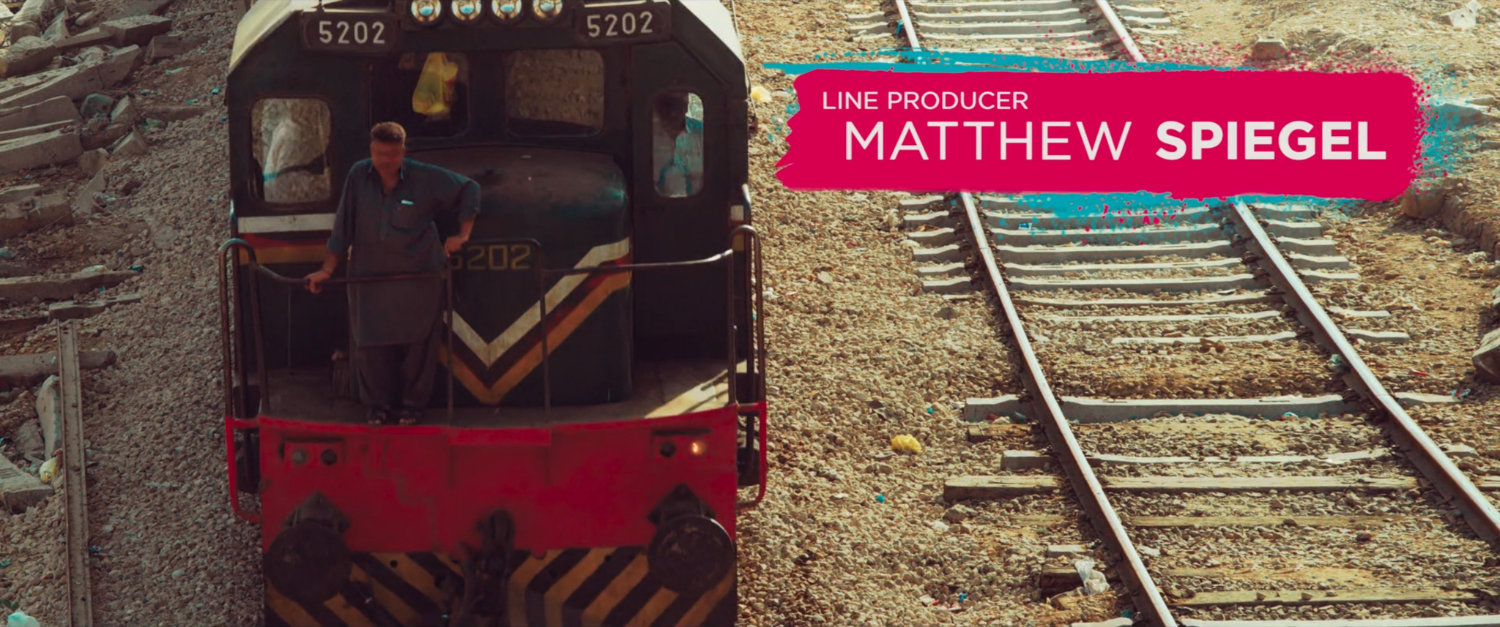 Ms Marvel end credit screen: Train (Text: Line Producer Matthew Spiegel)
