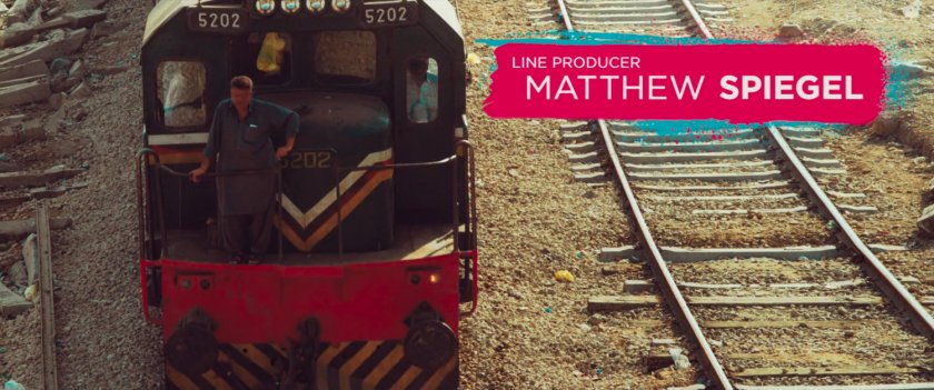 Ms Marvel end credit screen: Train (Text: Line Producer Matthew Spiegel)