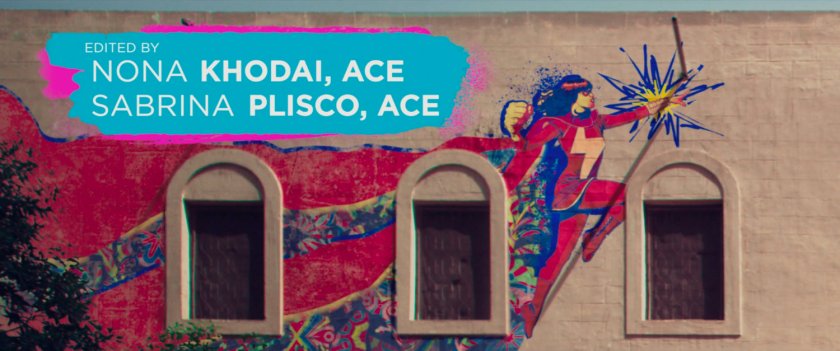 Ms Marvel end credit screen: Wall (Text: Edited By Nona Khodai ACE / Sabrina Plisco ACE)