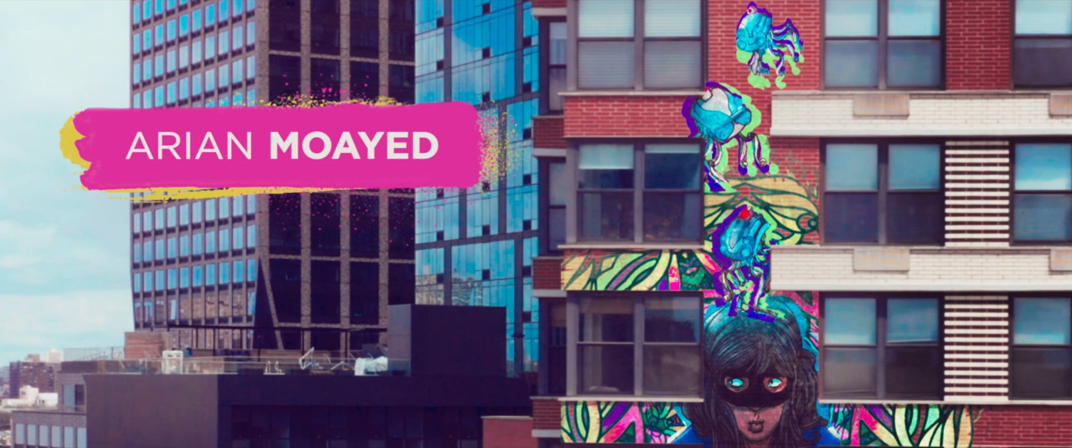 Ms Marvel end credit screen: Office Building (Text: Arian Moayed)