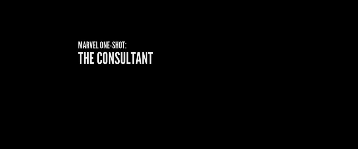 Title card for The Consultant One Shot.