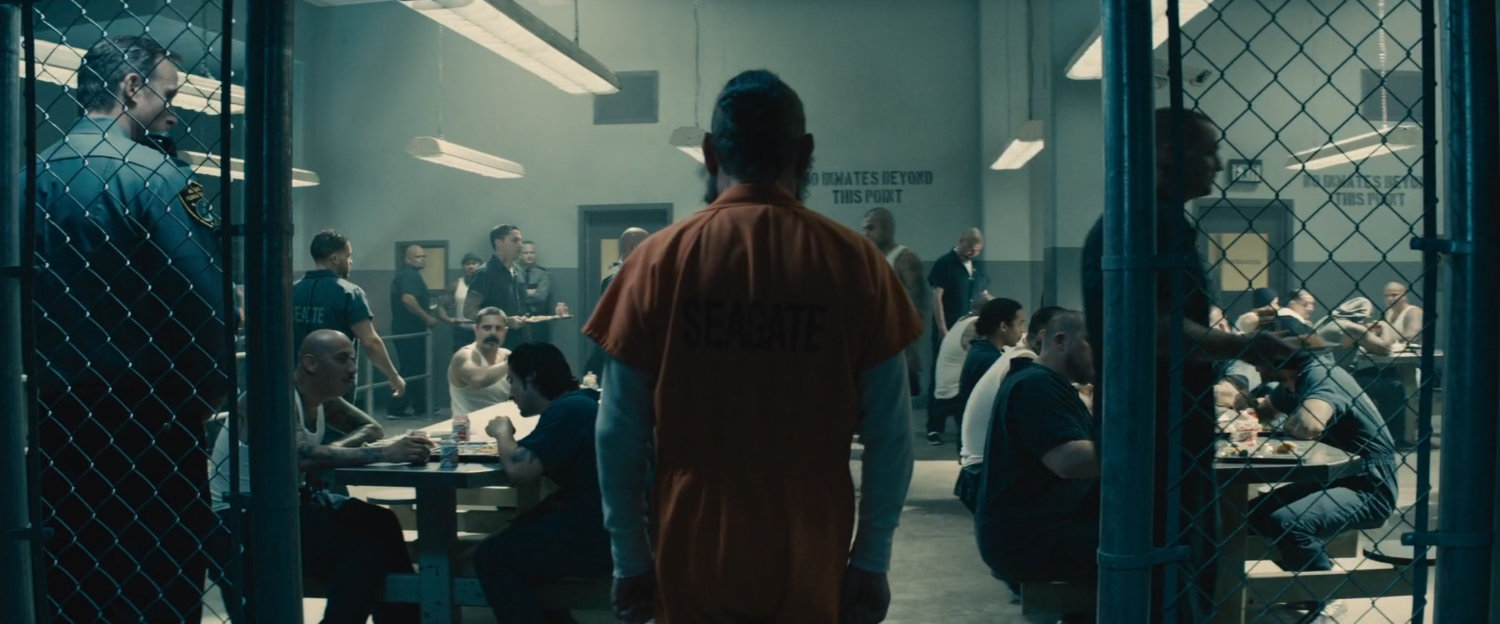 Interior jail cafeteria.