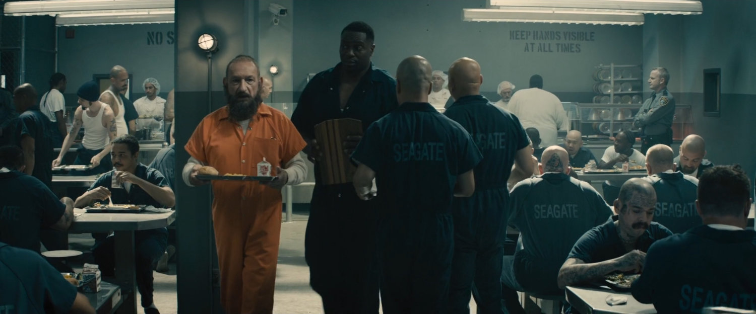Interior jail cafeteria.