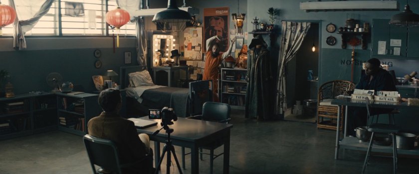 Interior Trevor Slattery's jail cell.