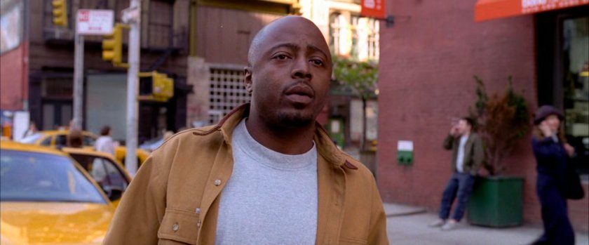 Onlooker on New York street.