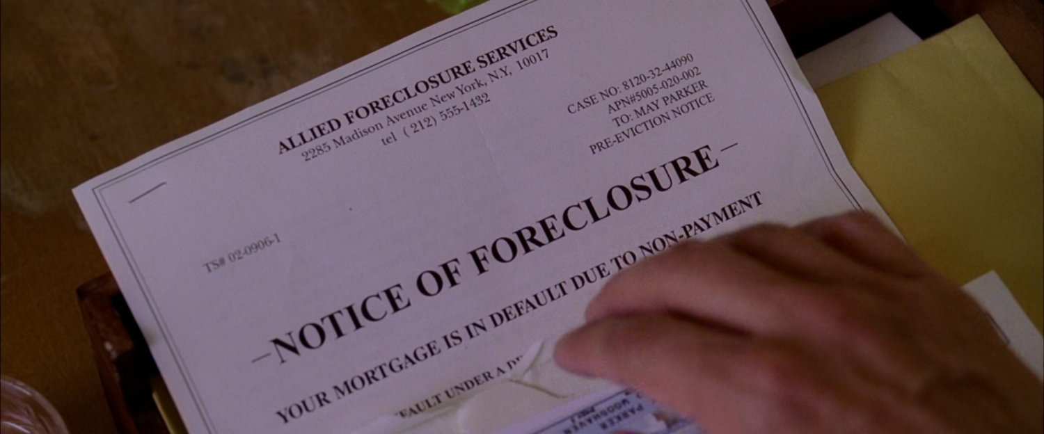 Letter from Allied Foreclosure Services, text: Notice of Foreclosure.