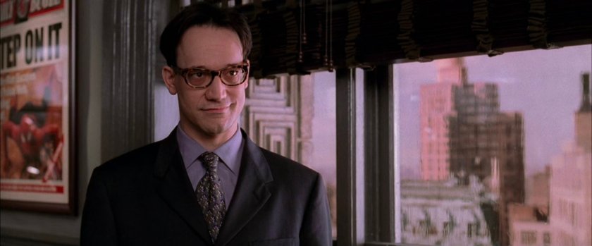 Man in Daily Bugle offices.