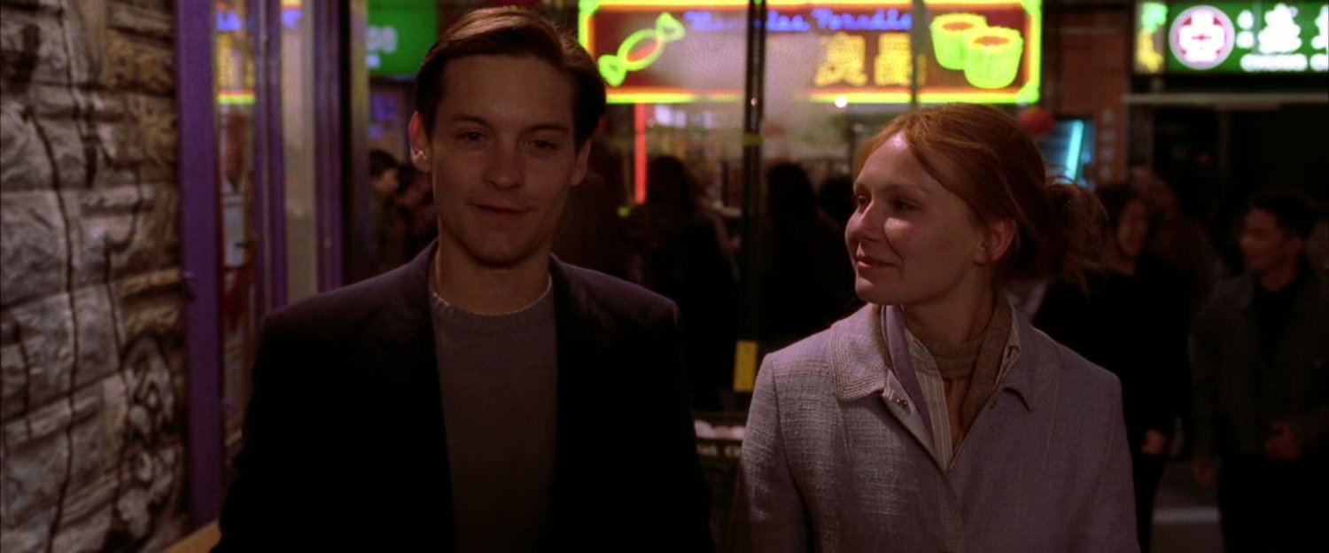 Peter Parker and Mary Jane in Chinatown.