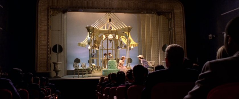 Interior of theater performance.