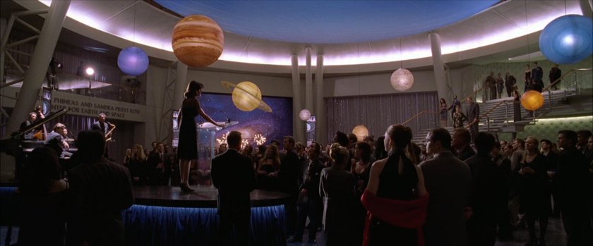 Interior planetarium.