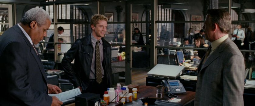 Interior of Daily Bugle offices.