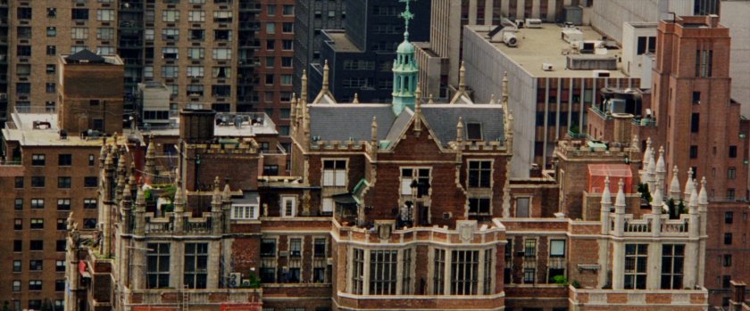 Exterior Norman Osborn penthouse.