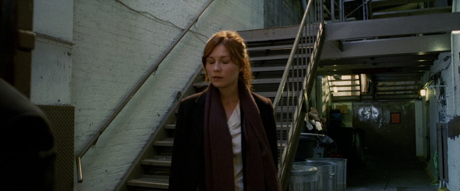 Mary Jane at exterior alley of Broadhurst Theater.