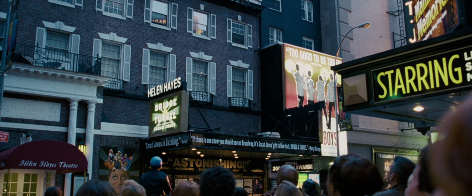 Exterior alley of Broadhurst Theater.