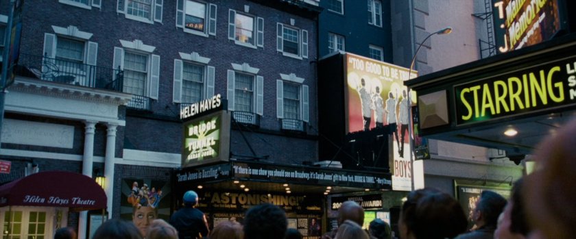 Exterior alley of Broadhurst Theater.