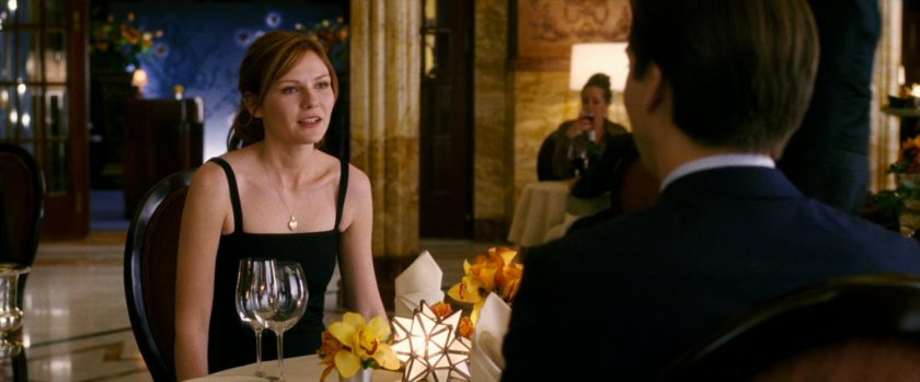 Mary Jane and Peter Parker inside Restaurant Constellation.